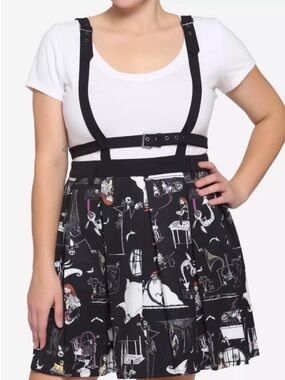 Disney The Nightmare Before Christmas Black and Teal Label Dress